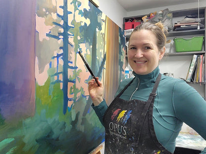 Materials at Work: Opus Essential Oil Paint with Melissa Burgher