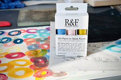 R&F Pigment Stick® and Drawing Oils™ with Dietlind Vander Schaaf
