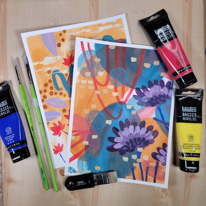 Liquitex Basics: Painting abstractly with Marla Morrison