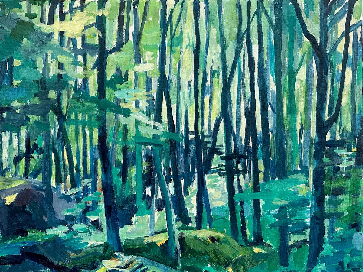 Acryliques pour artistes Lascaux : dans les arbres avec Machteld Aardse