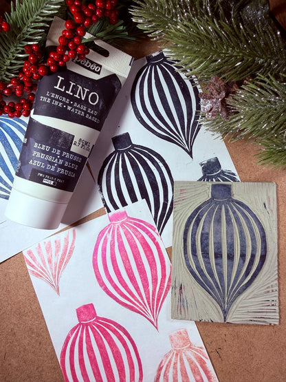 PÉBÉO Holiday Linocut Printmaking with Max Black