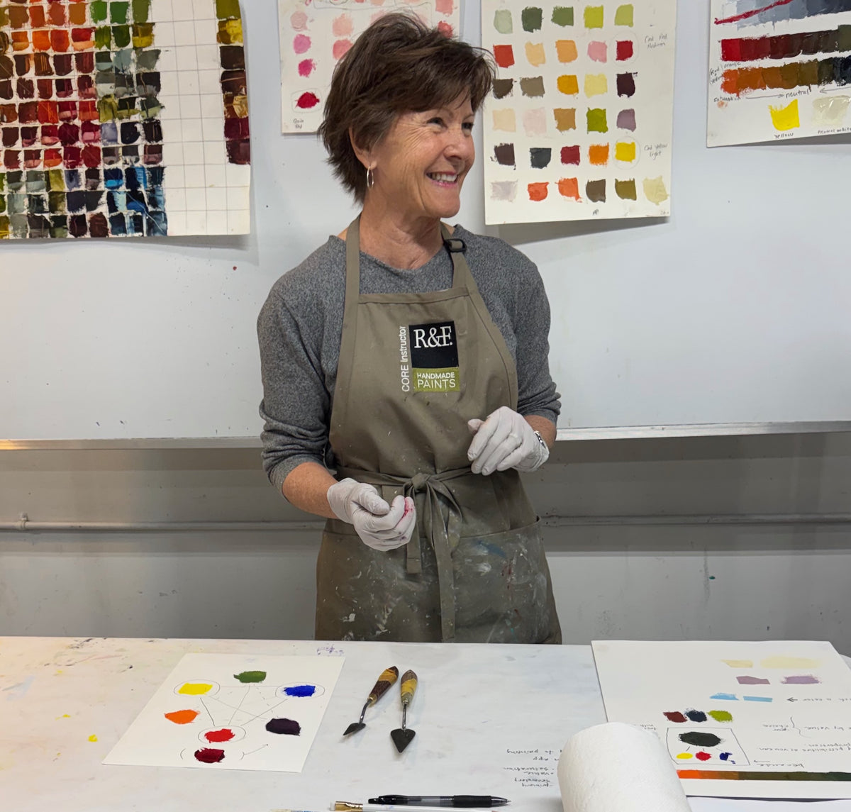 R&F Pigment Sticks and Color Mixing with Julie Snidle