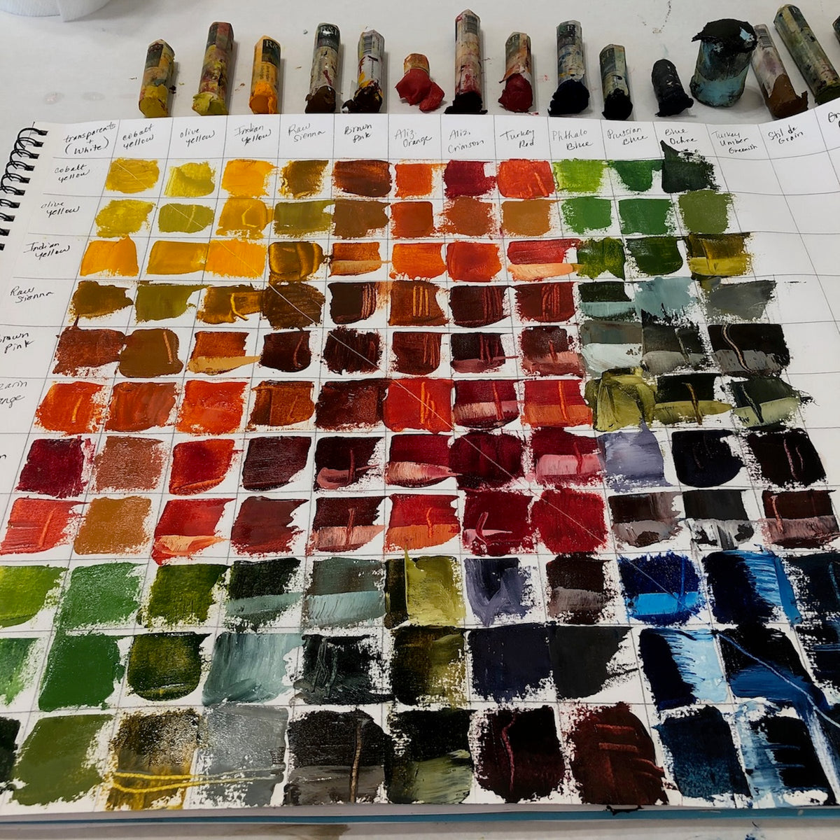 R&F Pigment Sticks and Color Mixing with Julie Snidle