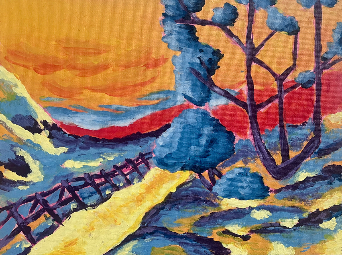 Expressive Forest Landscape in Acrylics with Daniela Campins