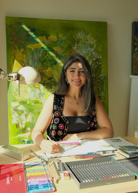 Caran d'Ache Materials: Drawing with Fifi Pourmohseni