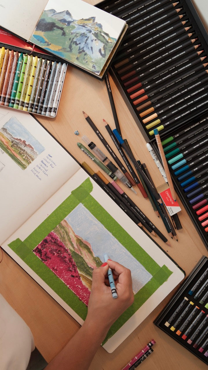 Caran d'Ache Materials: Drawing with Fifi Pourmohseni