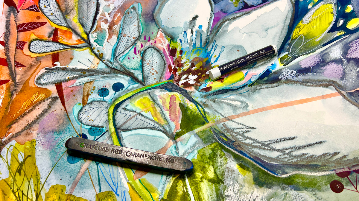 Caran d'Ache Materials: Drawing with Rose Cowles