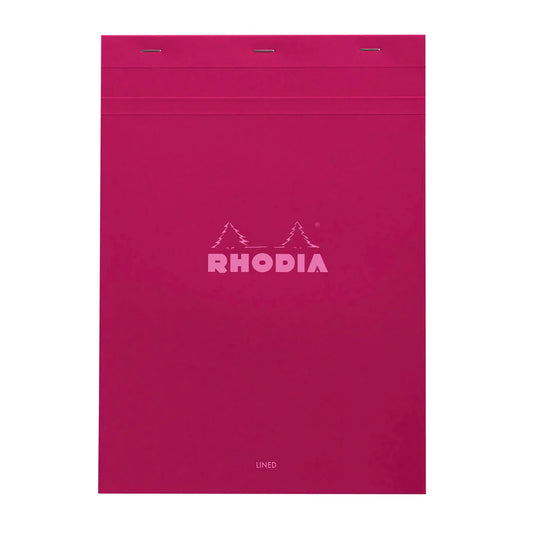 Rhodia No.18 Staplebound Lined Pad A4 - Prune