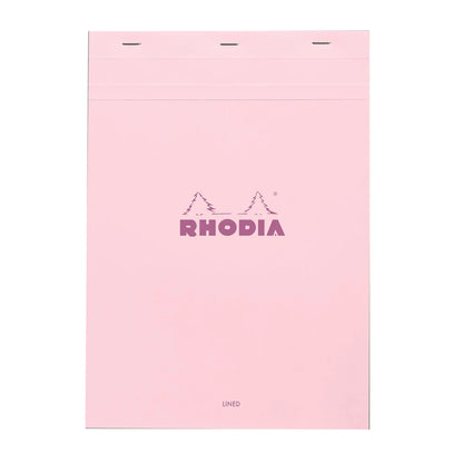 Rhodia No.18 Staplebound Lined Pad A4 - Pink