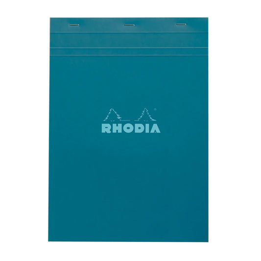 Rhodia No.18 Staplebound Grid Pad A4 - Peacock