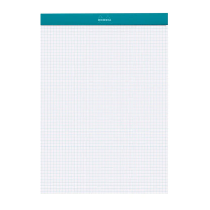 Rhodia No.18 Staplebound Grid Pad A4 - Peacock