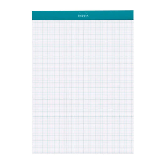 Rhodia No.18 Staplebound Grid Pad A4 - Peacock