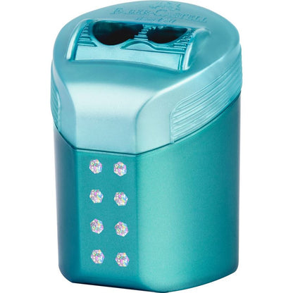 Faber-Castell RollOn Sharpening Box - Assorted Sparkle Colours