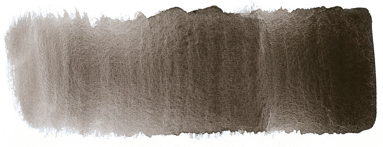 Schmincke Liquid Charcoal Cherry Pit Black - colour swatch