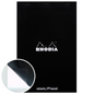 Rhodia No.19 staplebound dot grid notepad with black cover