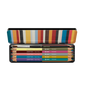 Caran d'Ache Paul Smith Crayon Bicolore Set de 12 (24 Couleurs) avec Pinceau - Édition Limitée