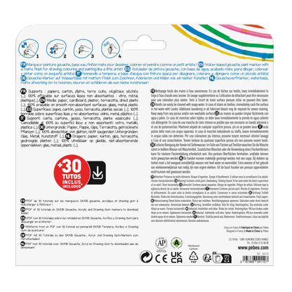 Pebeo Skrib Gouache Marker Set of 12