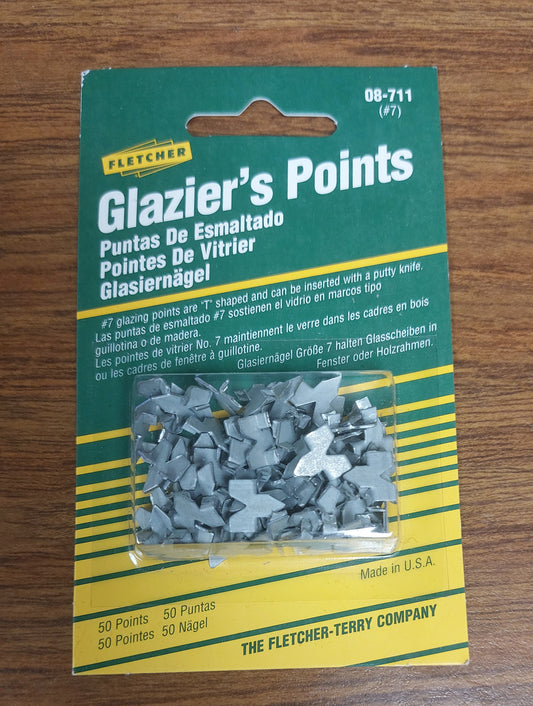 Glazier Points for Framing Pack of 45 (Ook or Fletcher)