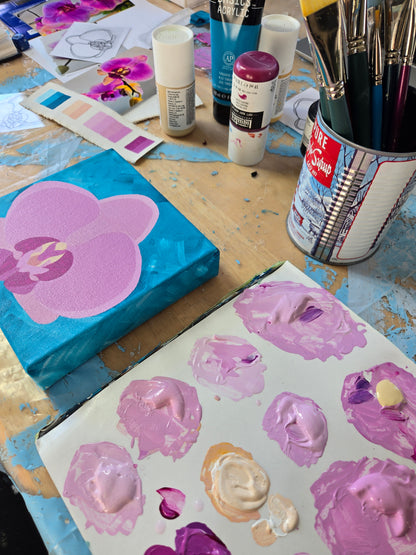 Paint an Orchid Bloom with Stéphanie Prest-Beaucher