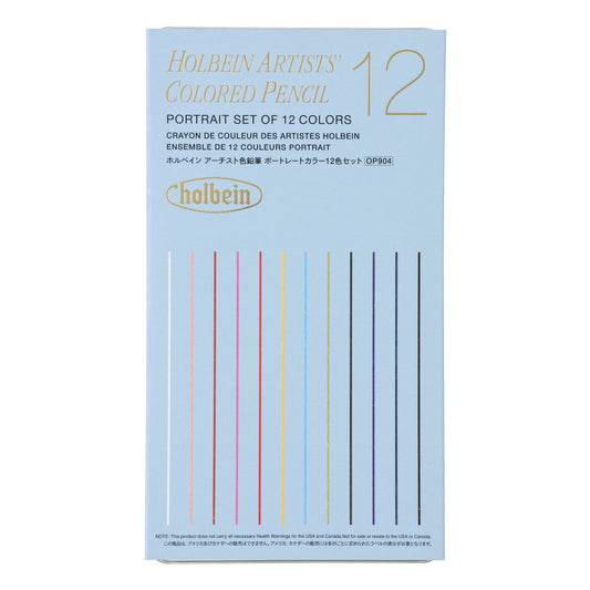 Holbein Artists' Colored Pencil Set of 12 - Portrait