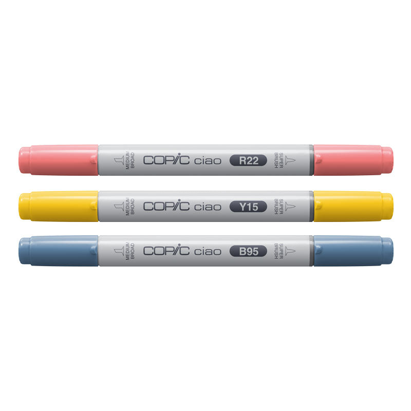 Copic Ciao Layer & Mix Set of 3 - Brilliant Palette