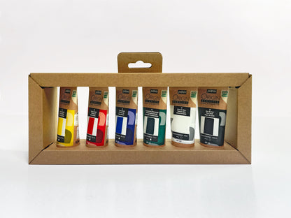 Pebeo Origin Acrylics Primary Set of 6 x 60ml