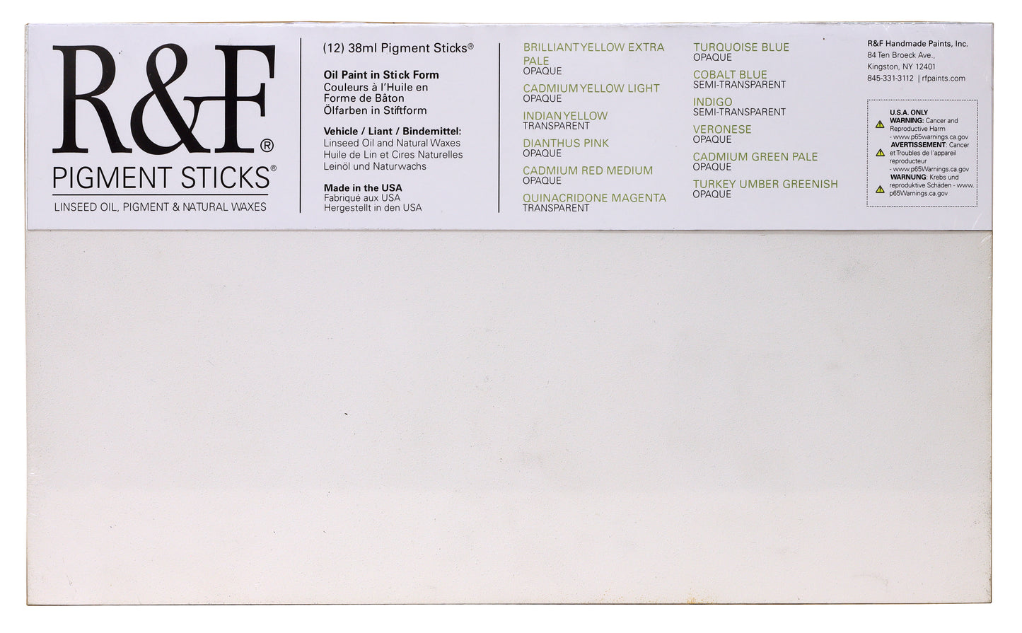 R&F Pigment Sticks Painter's Dozen Set #1