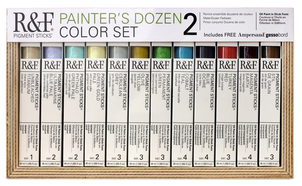 R&F Pigment Sticks Painter's Dozen Set #2