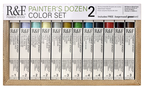 R&F Pigment Sticks Painter's Dozen Set #2