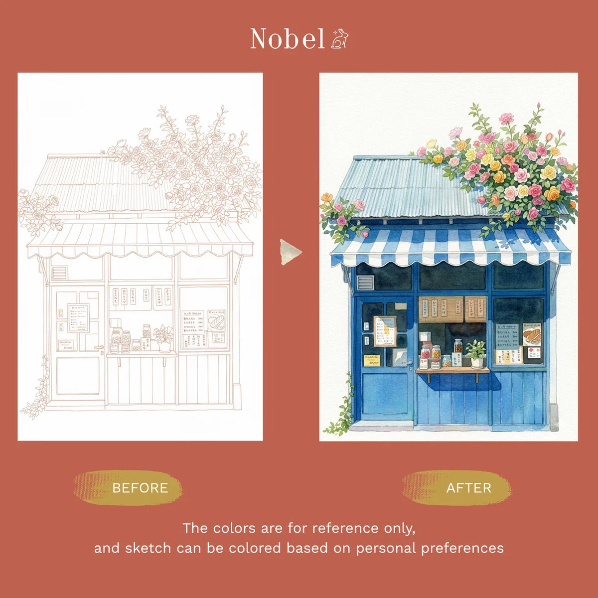 Nobel Watercolor Painting Cards Kit - Cozy Cabin