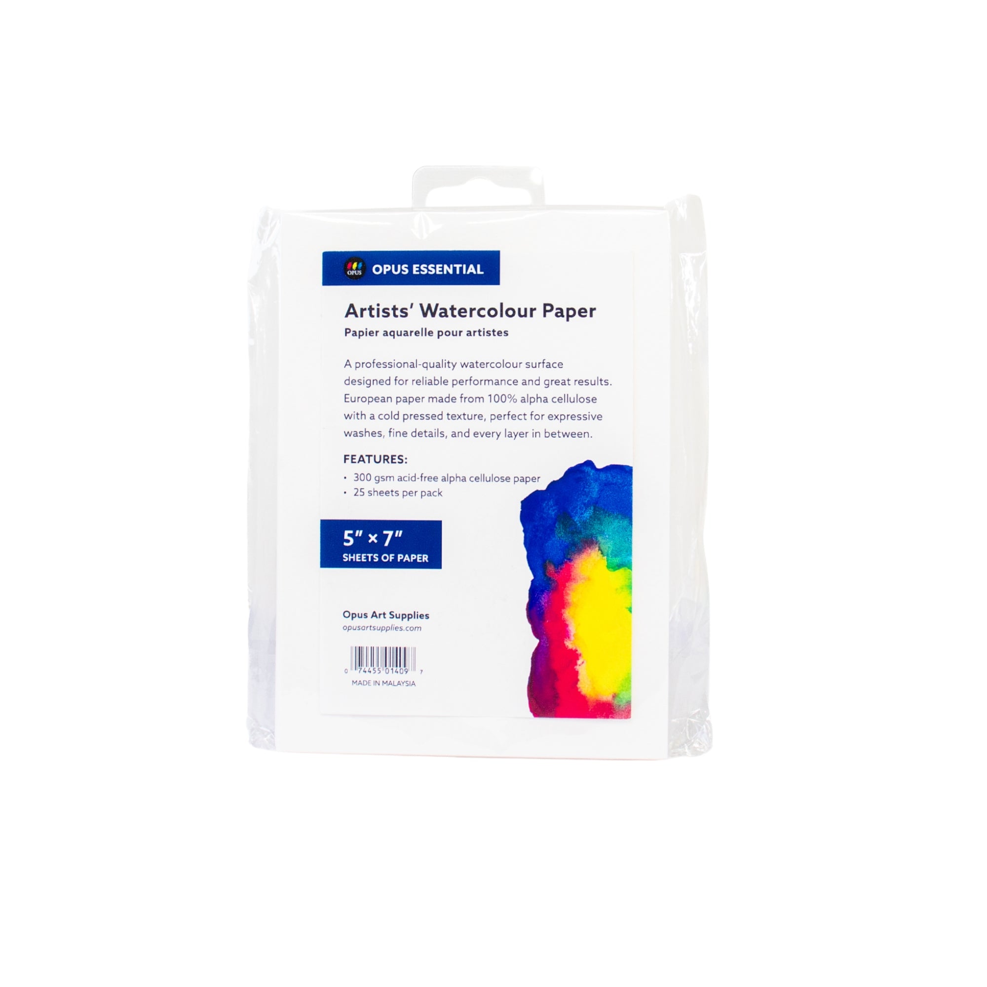 Opus Essential Artists' Watercolour Paper Pack 5