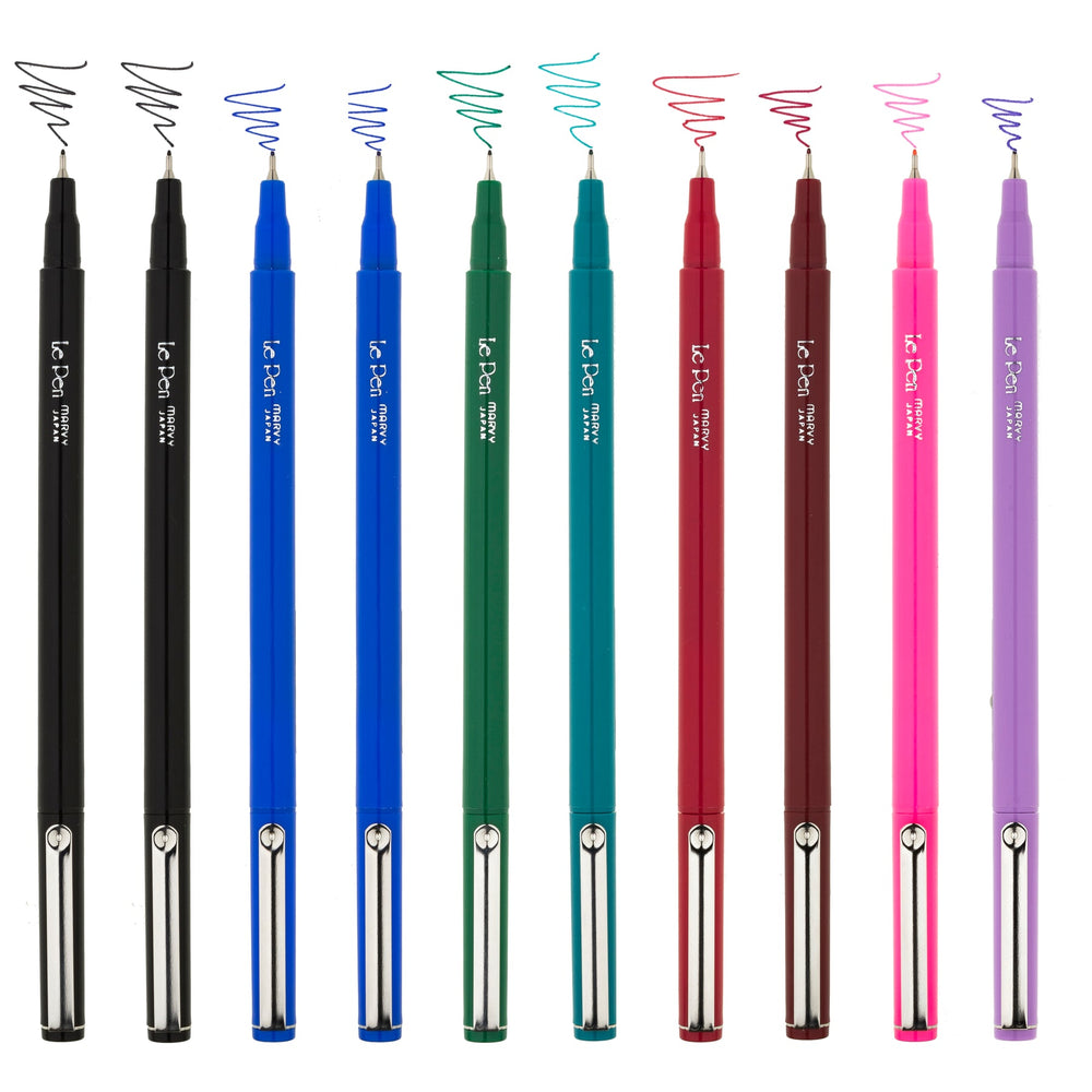 Marvy Uchida Le Pen 0.3mm Basic Set of 10