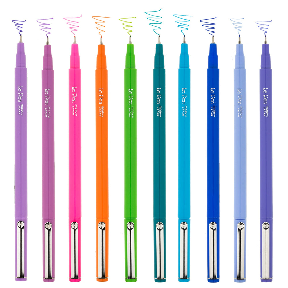 Marvy Uchida Le Pen 0.3mm Bright Set of 10