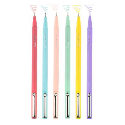 Marvy Uchida Le Pen 0.3mm Pastel Set of 6