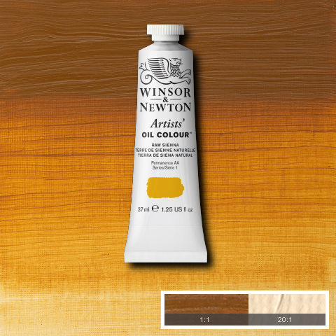 Winsor & Newton Artists' Oil Colours - Brown or Green