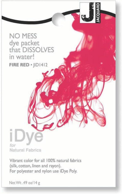 Jacquard iDye for Natural Fabrics - Fire Red