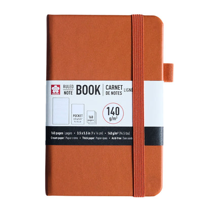 Sakura Notebook Pocket Ruled - Amber