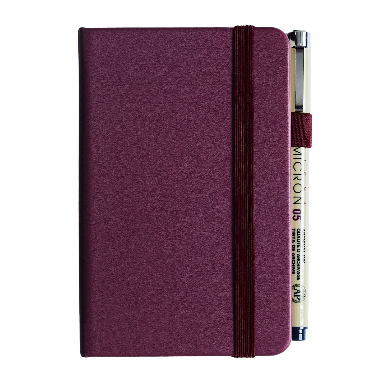 Sakura Notebook Pocket Ruled - Mulberry