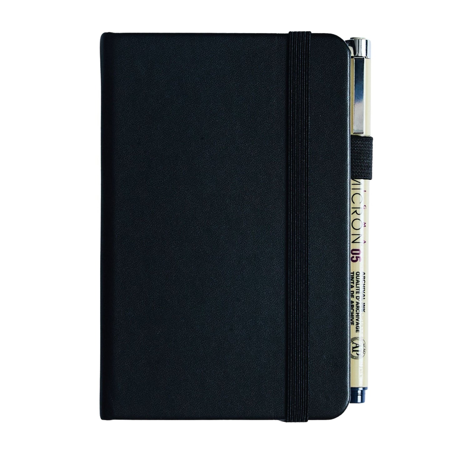Sakura Notebook Pocket Ruled - Black