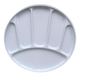 Steel Round Palette with 6 Wells