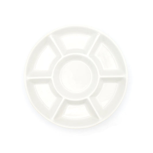 Ceramic Palette with a Plastic Lid - Round