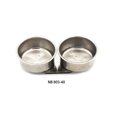 Stainless Steel Palette Cup with Clip (Double)