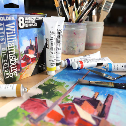 Williamsburg Oils - Landscape Colors Set of 7 x 22ml & 1 x 37ml