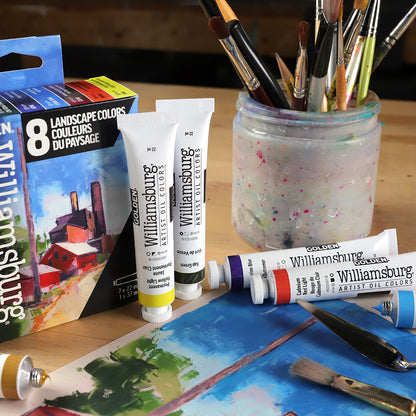 Williamsburg Oils - Landscape Colors Set of 7 x 22ml & 1 x 37ml