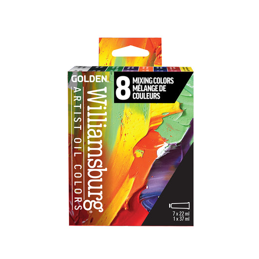 Williamsburg Oils - Mixing Colors Set of 7 x 22ml & 1 x 37ml