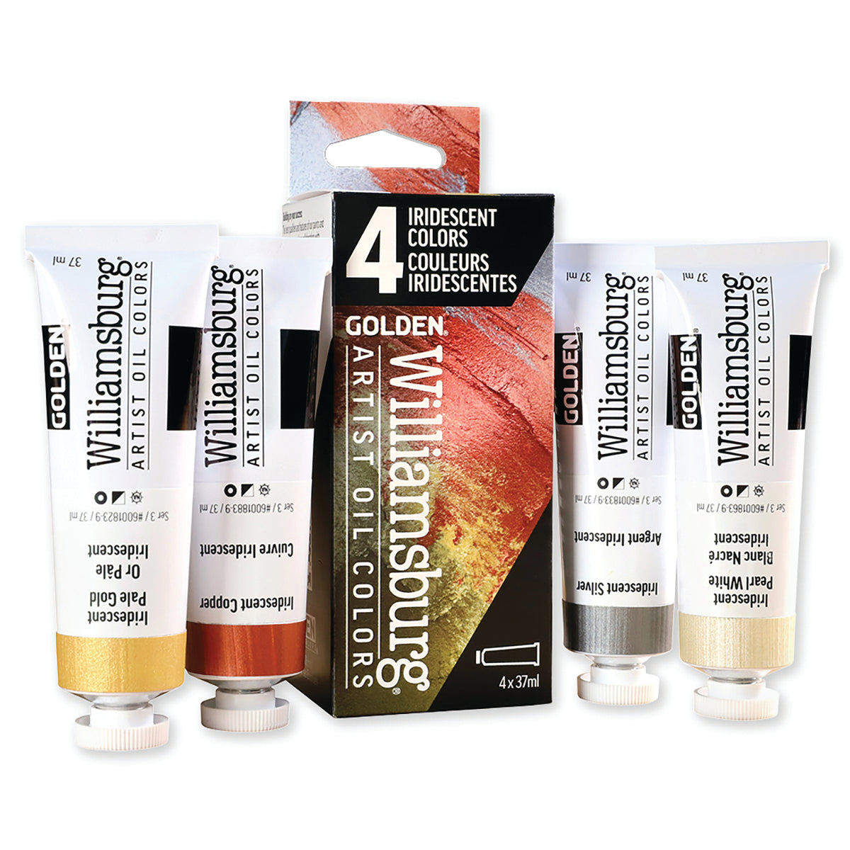 Williamsburg Oils - Iridescent Colors Set of 4 x 37ml