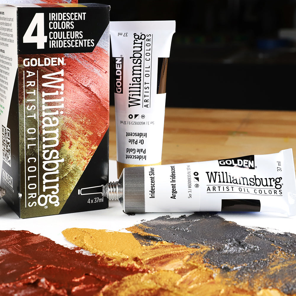 Williamsburg Oils - Iridescent Colors Set of 4 x 37ml