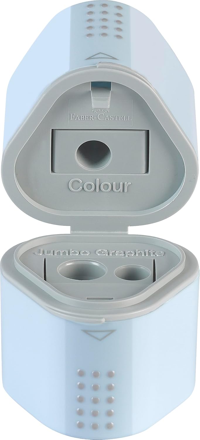 Faber-Castell Grip 2001 Trio Sharpening Box - Sky Blue