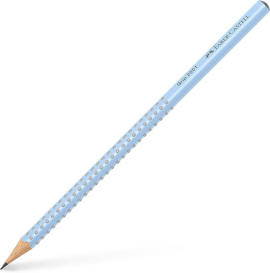 Faber-Castell Grip 2001 Graphite Pencil B - Sky Blue