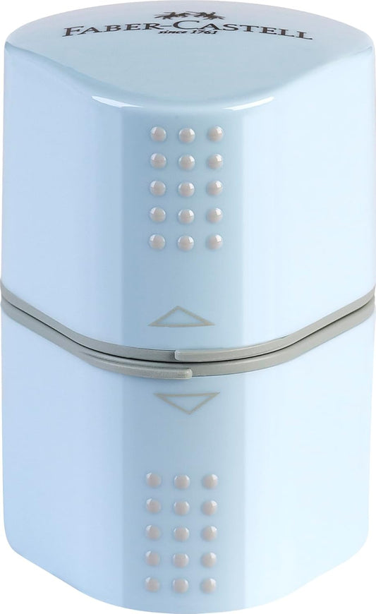 Faber-Castell Grip 2001 Trio Sharpening Box - Sky Blue